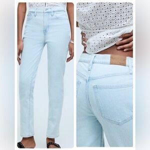 Madewell Petite Perfect Vintage Jeans Light Wash 26P NWT